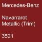 Preview: Mercedes-Benz, Navarrarot Metallic (Trim), 3521.